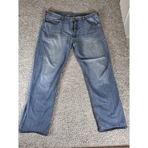 Falls Creek relaxed stretch classic blue denim jeans men's 42x30
